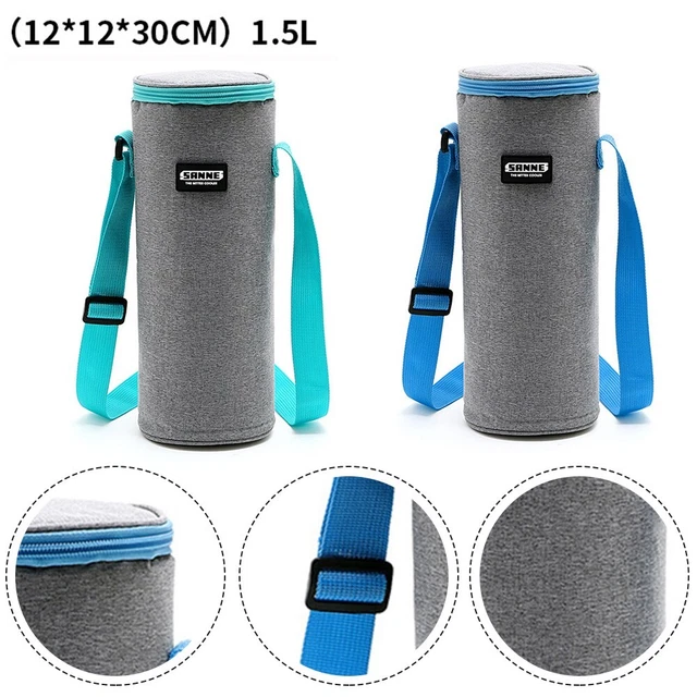 Sac Isotherme 3L Vert Avec Sangle – Idéal Pour La Plage, Le Camping Et Les Pique-niques – Garde Vos Boissons Au Frais !