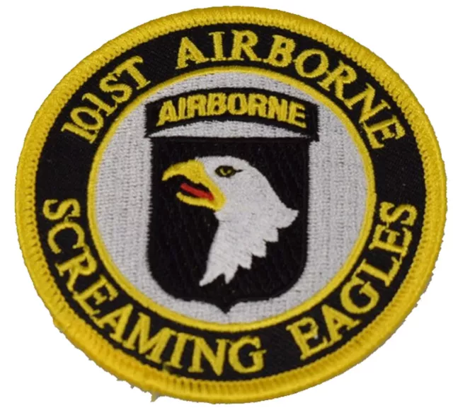 Us Army 101St Airborne Division Abd Jump Wings Patch Airborne Screaming Eagles