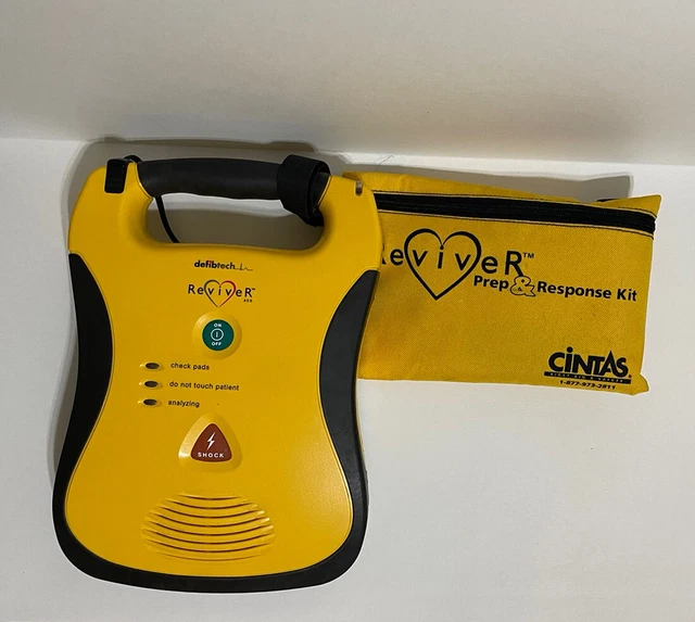 Defibtech Reviver AED Defibrillator With Paddles, Battery And Response Kit