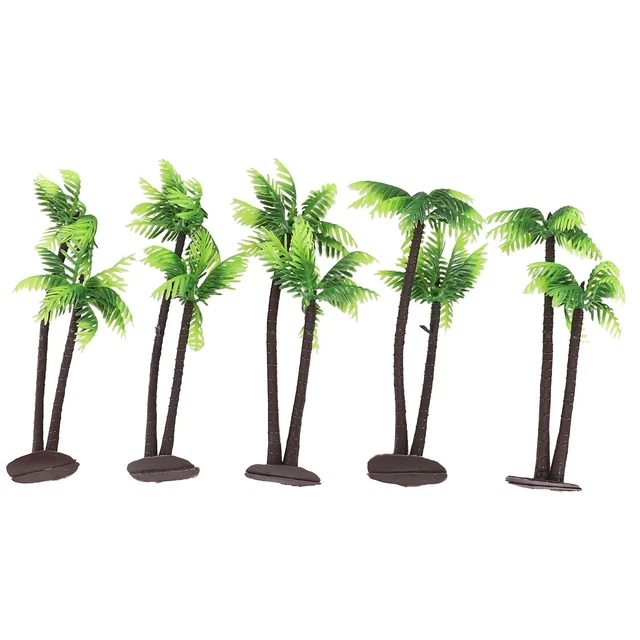 DIYEAH Tour Électrique Miniature Blanche – Accessoire De Micro-Paysage Pour Train, Diorama Ou Jardin De Fées, Plastique ABS