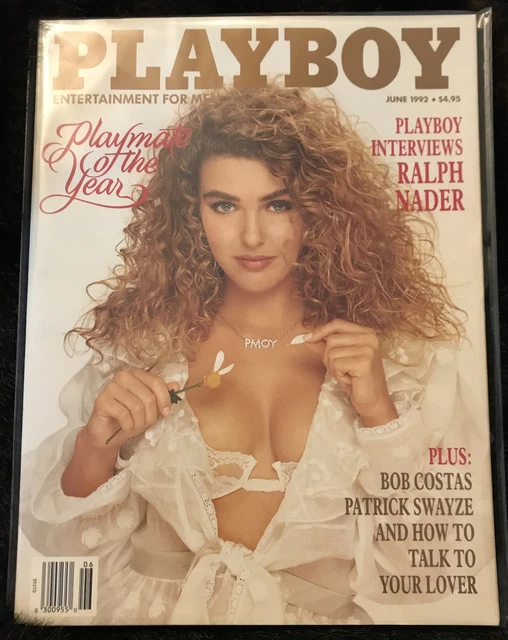 PLAYBOY MAGAZINE PLAYMATE Of The Year Juin 1992 Centerfold Intact
