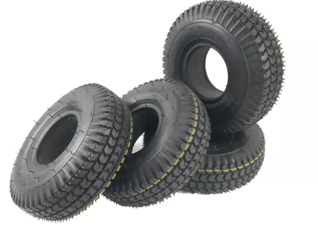 SET OF 4  3.00-4 (260x85)  SOLID PUNCTURE PROOF MOBILITY SCOOTER TYRES