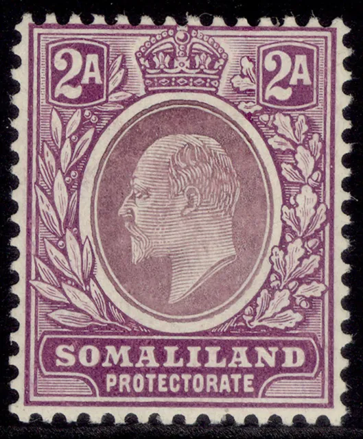 SOMALILAND PROTECTORATE EDVII SG47a, 2a dull & bright purple, M MINT. Cat £24.
