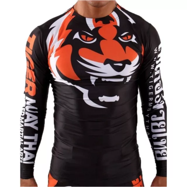 Camicie Boxing Tiger Muay Thai Mma Fight T-shirt arti marziali sport