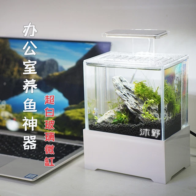 MUYE Mini Complete Tank / Nano Desktop / Aquascape / Shrimp / Aquarium