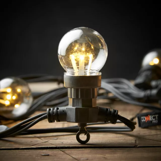 Kit de luces LED Festoon enchufables para exteriores ConnectPro 5m-50m | Navidad 3