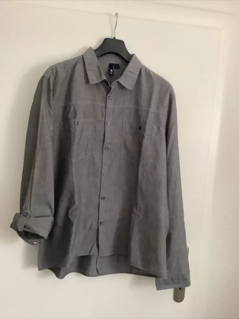 Damen Langarm Bluse „grau“ Gr.XL