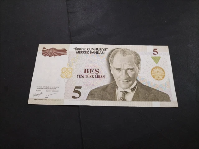 Turkey 5 New Lira 2005 UNC