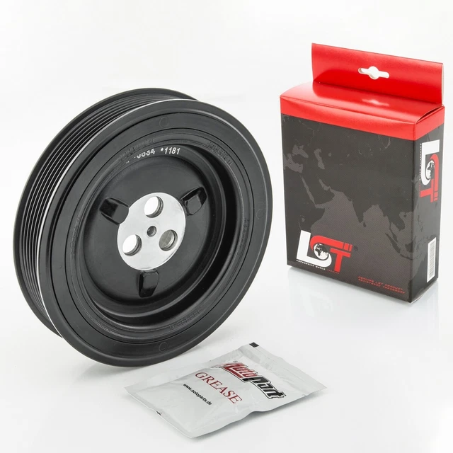 VIBRATION ABSORBER PISTON Shaft Flat Belts Pulley for Ford Transit Bus