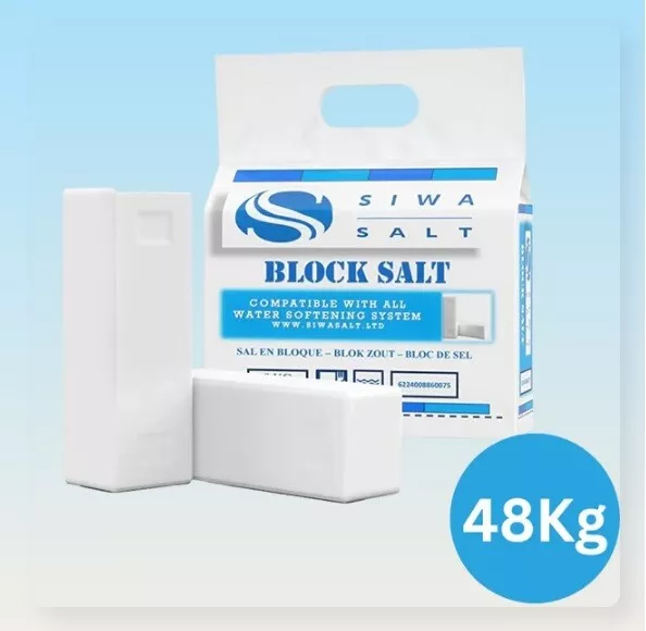Paquete de 6 ablandadores de agua salada de 12 bloques para cosechas 100% puro bloque de sal natural del Reino Unido