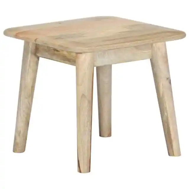 Mesa de centro 45x45x40 cm madera de mango liso