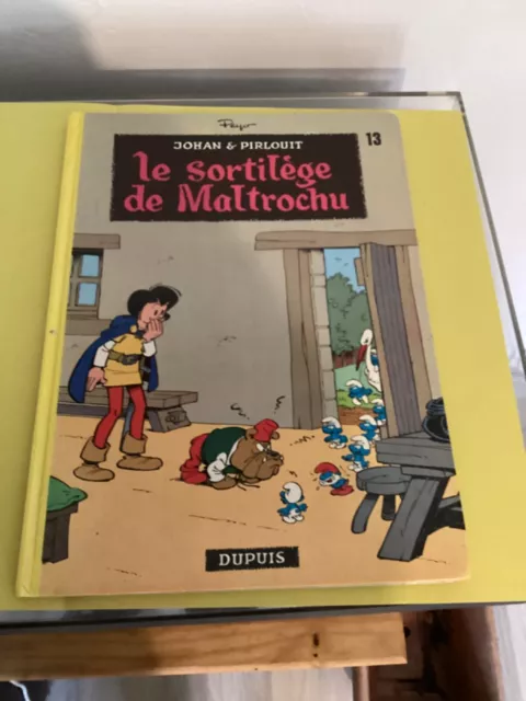 Rare EO Le Sortilège de Malotru  Johan et Pirlouit TBE