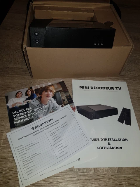 Décodeur TV HD SFR Numericable Labox mini + Télécommande Neuf