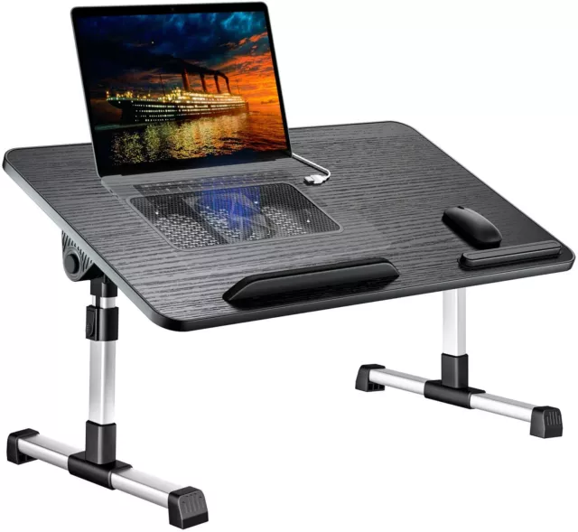 Adjustable Laptop Table Stand Lap Tray Sofa Bed Notebook Computer Foldable Desk