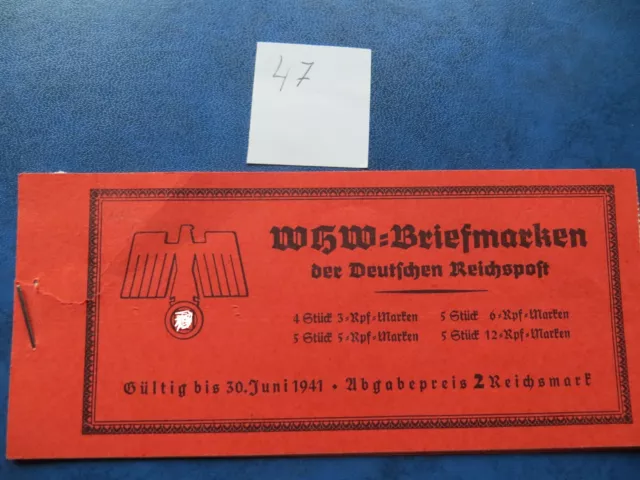 MH DR Markenheftchen Deutsches Reich 47 ** Postfrisch