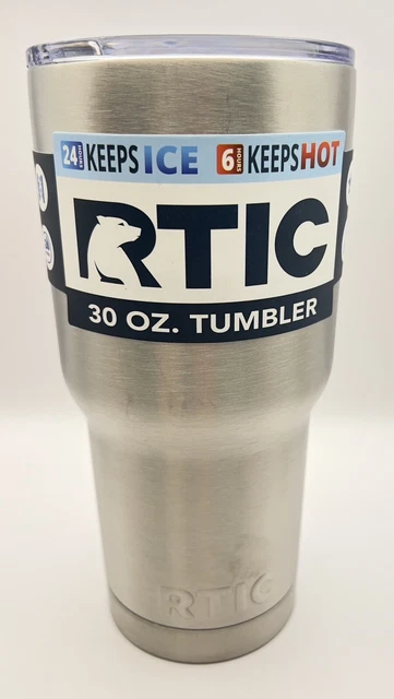 Rtic 30 Oz. Double Wall Insulated Tumbler - Stainless NIB