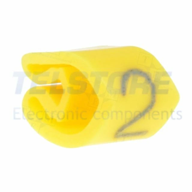 200pcs  0252611508 Segna cavi per cavi e fili Simbolo dell'etichetta 2 3÷5mm 025