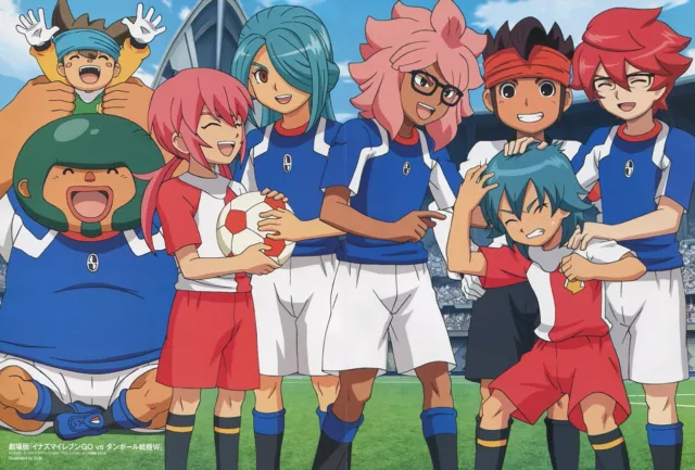 big card promo Inazuma Eleven Go anime Tsurugi Kyousuke Kirino Ranmaru  Kariya