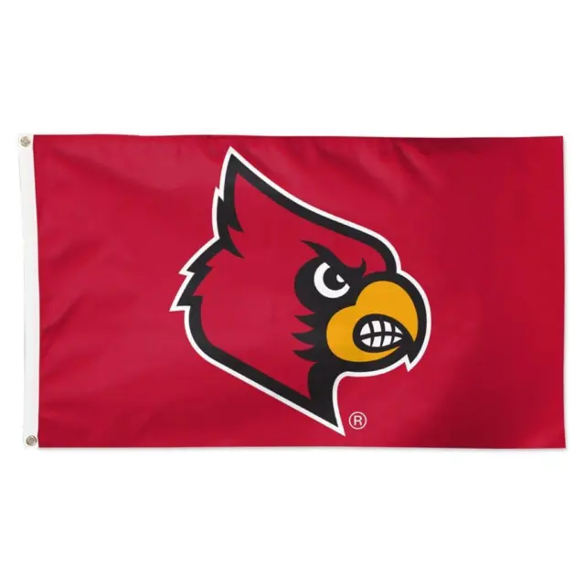 Louisville Cardinals 3x5 One Sided Team Flag [NEW] NCAA House Banner Fan Yard