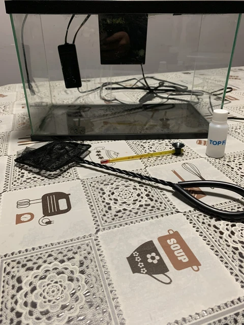 top fin aquarium tank 5 Gallon including led top, heater, filter,and temperature