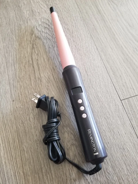 Varita rizado cónica de cerámica perla Remington Pro - rosa