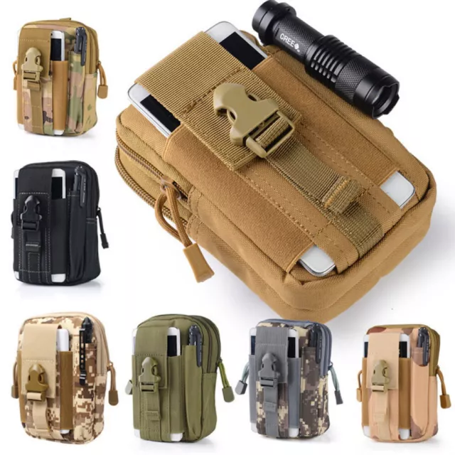 Tactical Waist Bag Utility Pack Military Wallet Molle Multi Purpose Belt Pouch