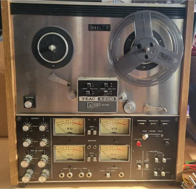 TEAC A-2340 REEL to Reel Player Tape Recorder 4-Channel Simul-Sync Vintage  $295.00 - PicClick