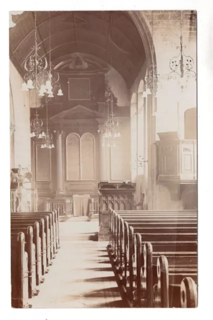 Bristol - Mary Le Port Church Interior, Early Real Photo (Ref. 524)