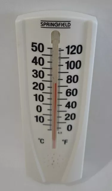 Vintage Palisades Springfield Black Plastic Thermometer -  in 2023