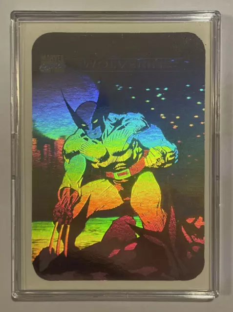 1990 Impel Marvel Universe Hologram Wolverine #MH4🔥- NM