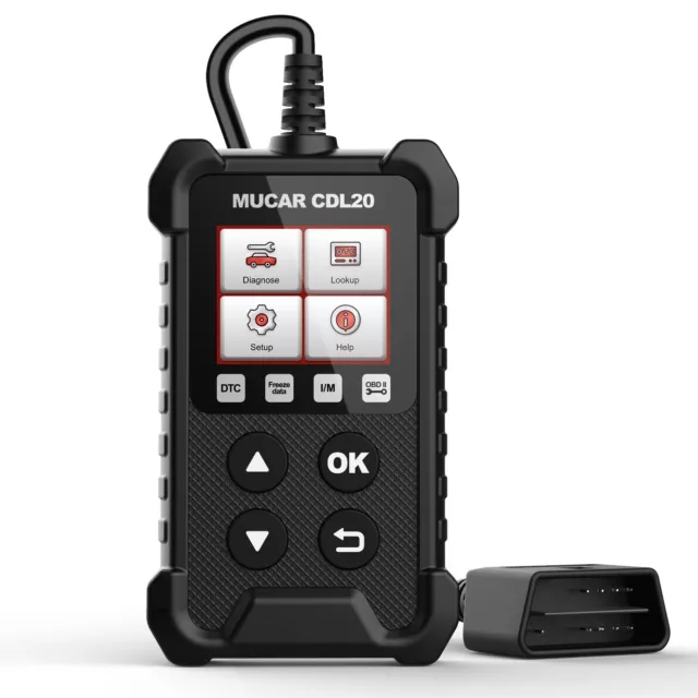 MUCAR CDL20 OBD OBDII KFZ OBD2 Diagnosegerät Code Lesegerät OBD-Scanner Werkzeug