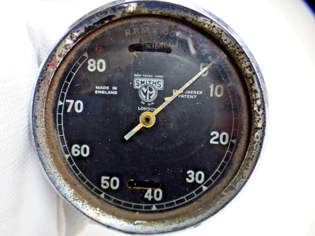 GENUINE PRE WAR Smiths Jaeger 80Mm 8000 Rpm Rev Counter £329.99 ...