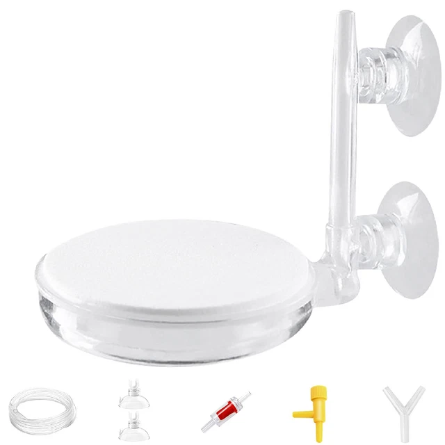 Aquarium Air Stone Fish Tank Nano Bubble Stone Kit, Bubbler for Aquarium Fish