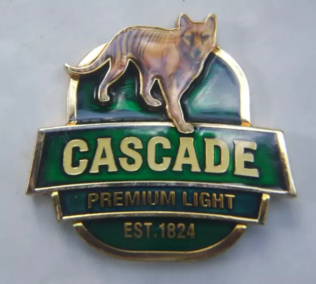 Cascade Premium Light Die Cast Beer Tap Badge Australian Beer Collectables