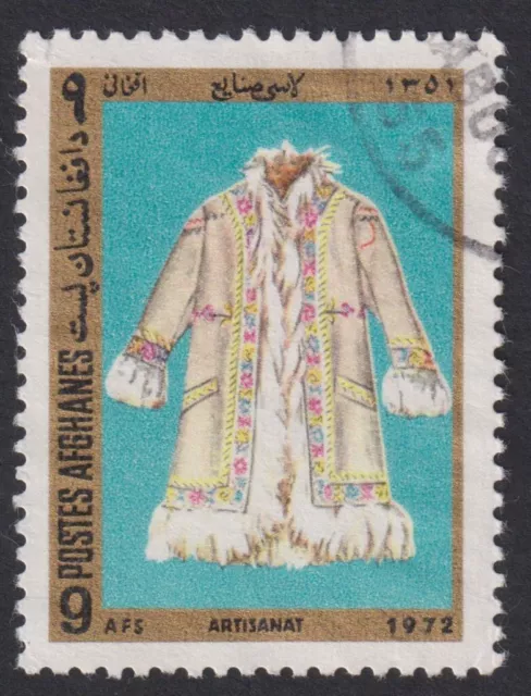 AFGHANISTAN 1973 Cappotto artigianale-afgano. Buono usato (p505)