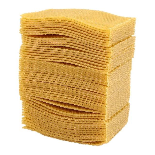 3X(50 PièCes SéRies Apiculture Ruche Apiculture Nid D'Abeille Fondation Cad8434