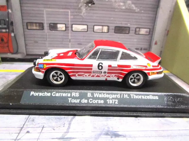 PORSCHE 911 Carrera RS 2.8 Rallye Tour de Corse 1972 #6 Waldegard PM UMBAU  1:43 2