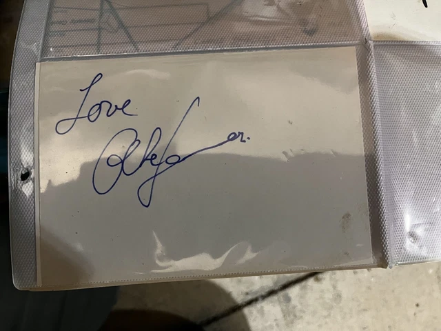 Golden Globe Award Winner Elke Sommers Autographed Card