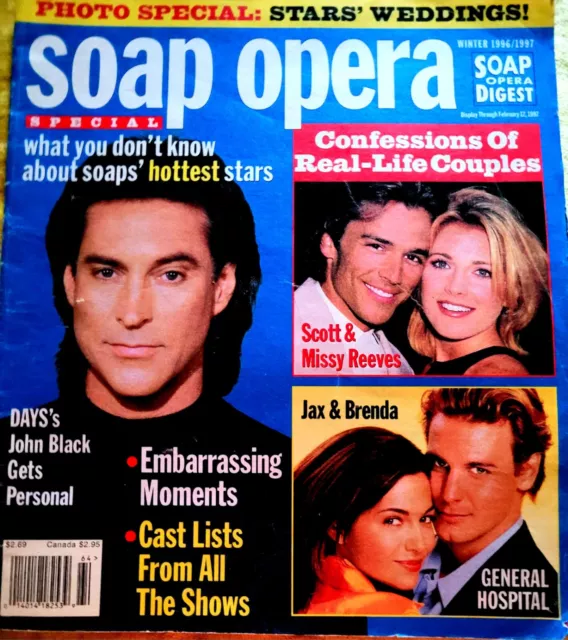 Soap Opera Digest Special Issue Winter 1996/1997 Scott & Missy Reeves, DAYS, GH,