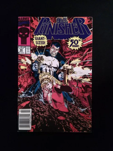 Punisher #50 (2ND SERIES) MARVEL Comics 1991 VF+ NEWSSTAND
