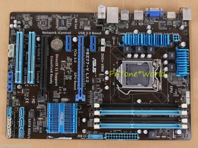 ASUS P8Z77-V Lx2 LGA 1155 DDR3 Intel Z77 Original ATX motherboard 100% working