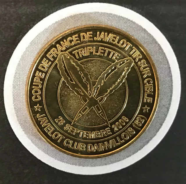 Monnaie De Paris Medaille Jeton Touristique Evm Mdp Coupe De France Javelot 08