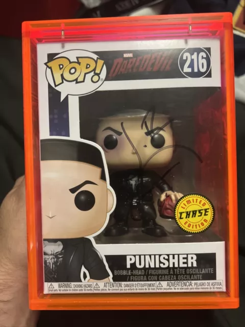 Jon Bernthal Signed Funko Pop! Marvel Daredevil - Punisher #216 JSA COA ✅ W Case