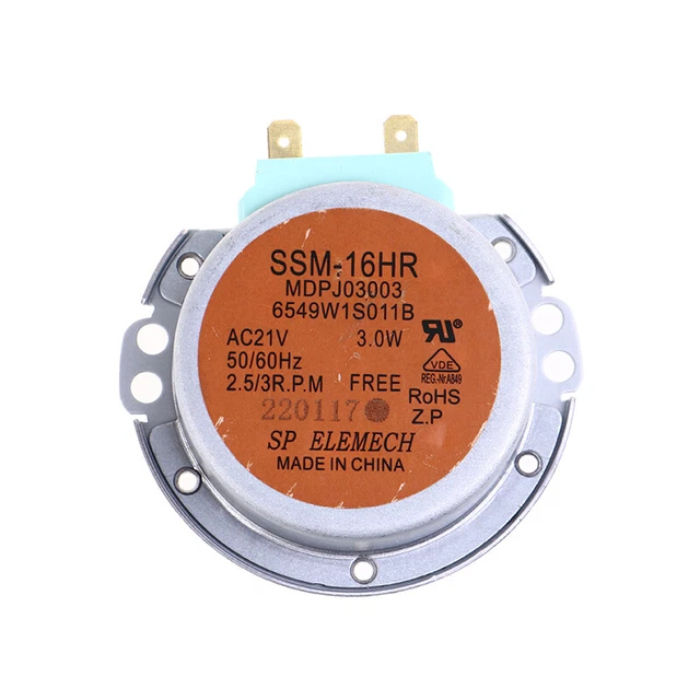 Moteur Synchrone Pour Four Micro-ondes LG - SSM-16HR AC 21V 3W 50/60Hz - Remplacement Plateau Tournant