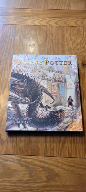 Harry Potter and the Goblet of Fire: Illustrated Edition by J.K. Rowling...