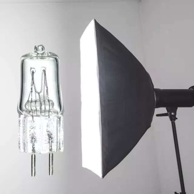 Lámpara de modelado, 75W, 2 pines, repuesto directo para flash de estudio fotográfico