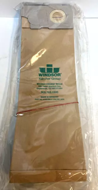 10 New Genuine Windsor Versamatic Vacuum Bags 8.600-046.0 2003