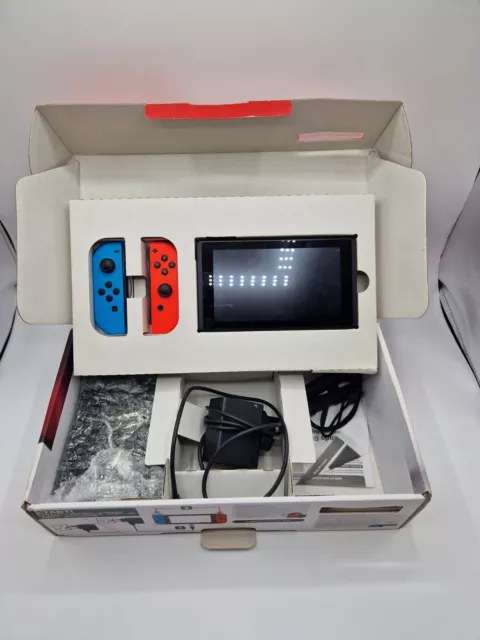Nintendo Switch Boxed - Neon Red / Blue  - 2017 - Original Model