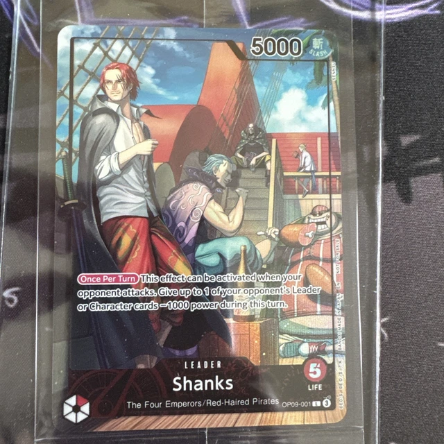 ONE PIECE TCG Shanks OP09-001 July 2025 PSA Magazine Promo