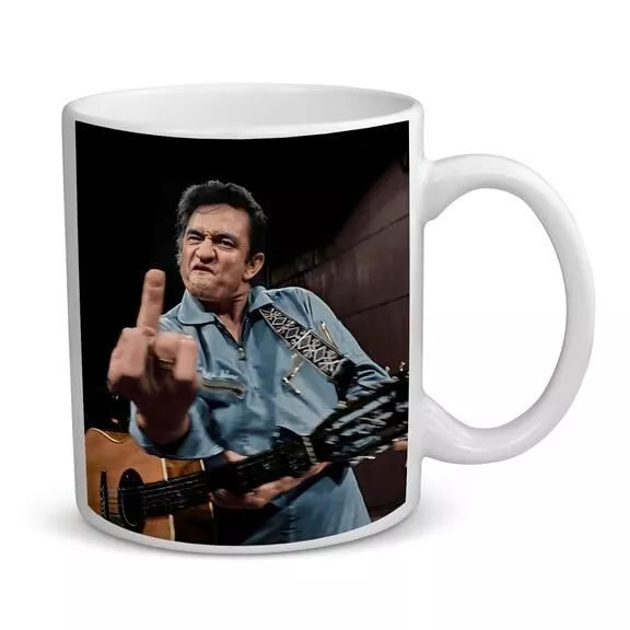 Johnny Cash Coffee Tea Cup Mug